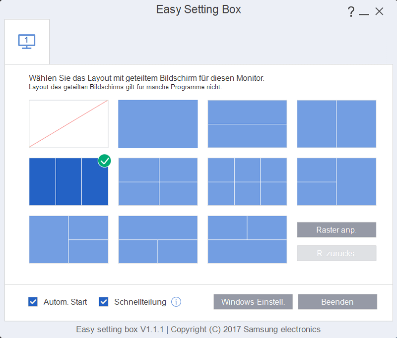 Multitasking Software Easy Setting Box