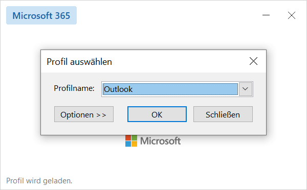 Outlook im abgesicherten Modus starten