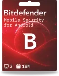 Bitdefender Mobile Security für Android | 3 Geräte | 18 Monate
