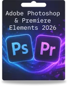 Adobe Photoshop & Premiere Elements 2026 | 1 Benutzer | 3 Jahre