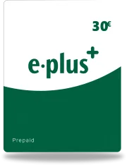E-Plus Guthaben 30€