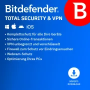 Bitdefender Total Security + VPN | 10 Geräte | 1 Jahr
