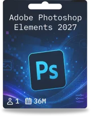 Adobe Photoshop Elements 2027 | 1 Benutzer | 3 Jahre