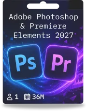 Adobe Photoshop & Premiere Elements 2027 | 1 Benutzer | 3 Jahre