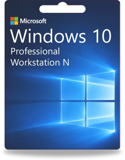 Microsoft Windows 10 Professional Workstation N 32/64 Bit