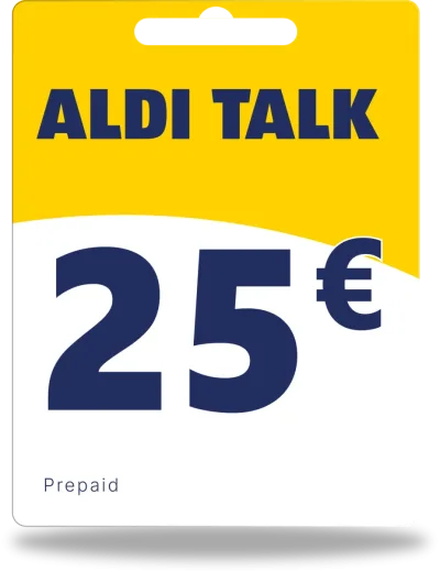 Alditalk Guthaben 25€