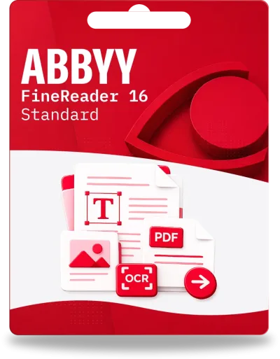 Abbyy Finereader PDF Standard 16 | 1 Gerät | 1 Jahr