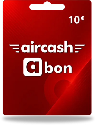 Aircash A-bon Guthaben 10€
