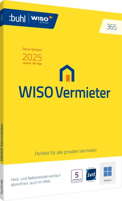 WISO Vermieter 365 (Version 2026) | 1 Jahr