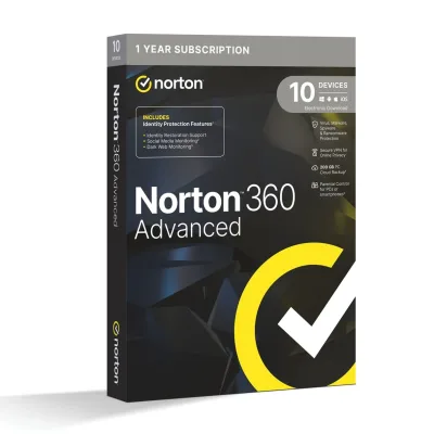 Norton 360 Advanced | 10 Geräte | 1 Jahr