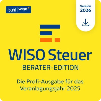 WISO Steuer 2026 Berater für das Steuerjahr 2025