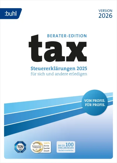 BUHL tax 2026 Berater für das Steuerjahr 2025