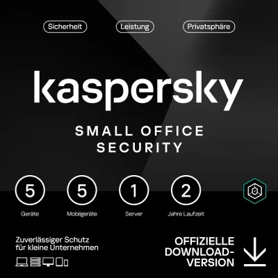 Kaspersky Small Office Security | 5 Geräte + 1 Server | 2 Jahre