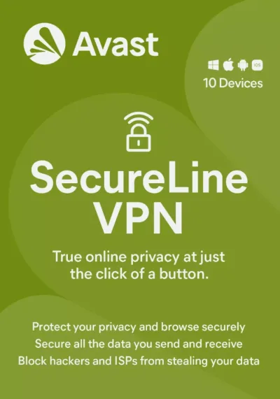 Avast SecureLine VPN | 10 Geräte | 1 Jahr