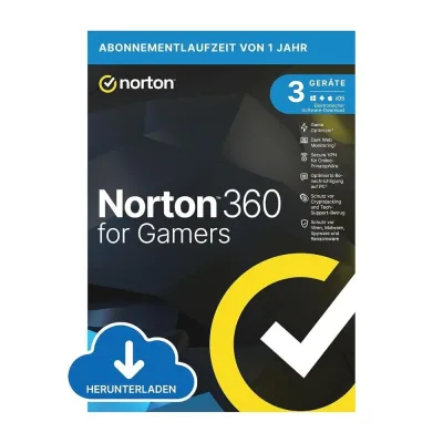 Norton 360 for Gamers | 3 Geräte | 1 Jahr
