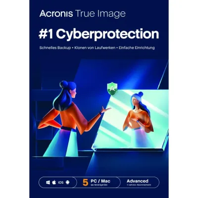 Acronis True Image Advanced 500 GB | 5 Geräte | 1 Jahr