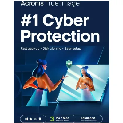 Acronis True Image Advanced 500 GB | 3 Geräte | 1 Jahr