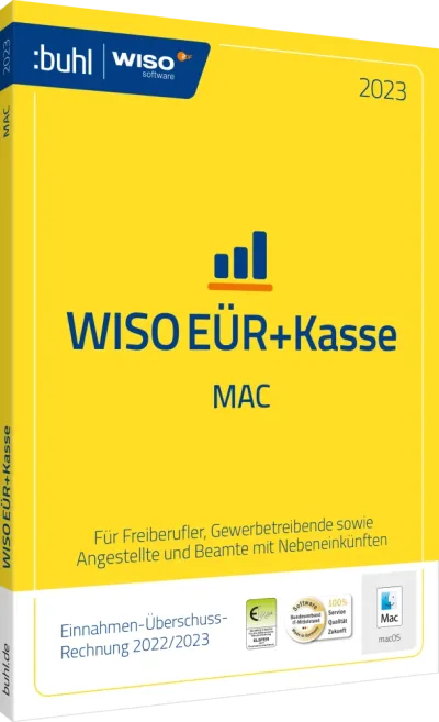 WISO EÜR & Kasse 2023 für Mac