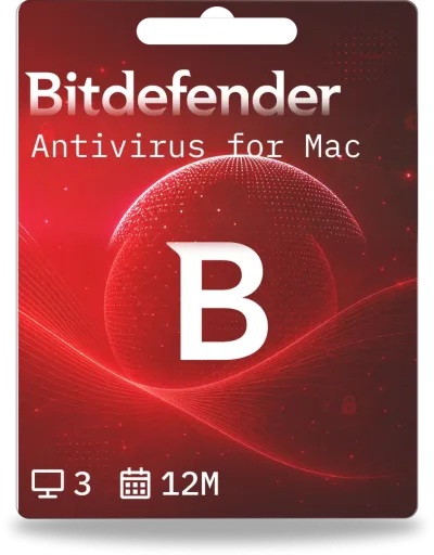 Bitdefender Antivirus für Mac | 3 Geräte | 1 Jahr