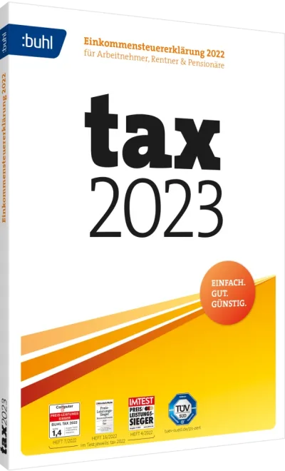 BUHL tax 2023 für das Steuerjahr 2022