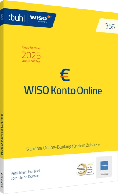 WISO Konto Online 365 (Version 2026) | 1 Jahr
