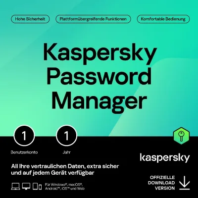 Kaspersky Password Manager | 1 Benutzer | 1 Jahr