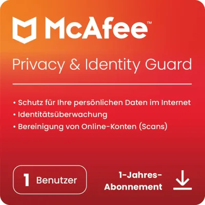 McAfee Privacy & Identity Guard | 1 Benutzer | 1 Jahr
