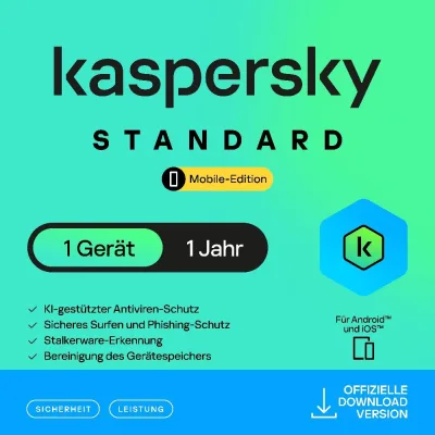 Kaspersky Mobile Standard | 1 Gerät | 1 Jahr