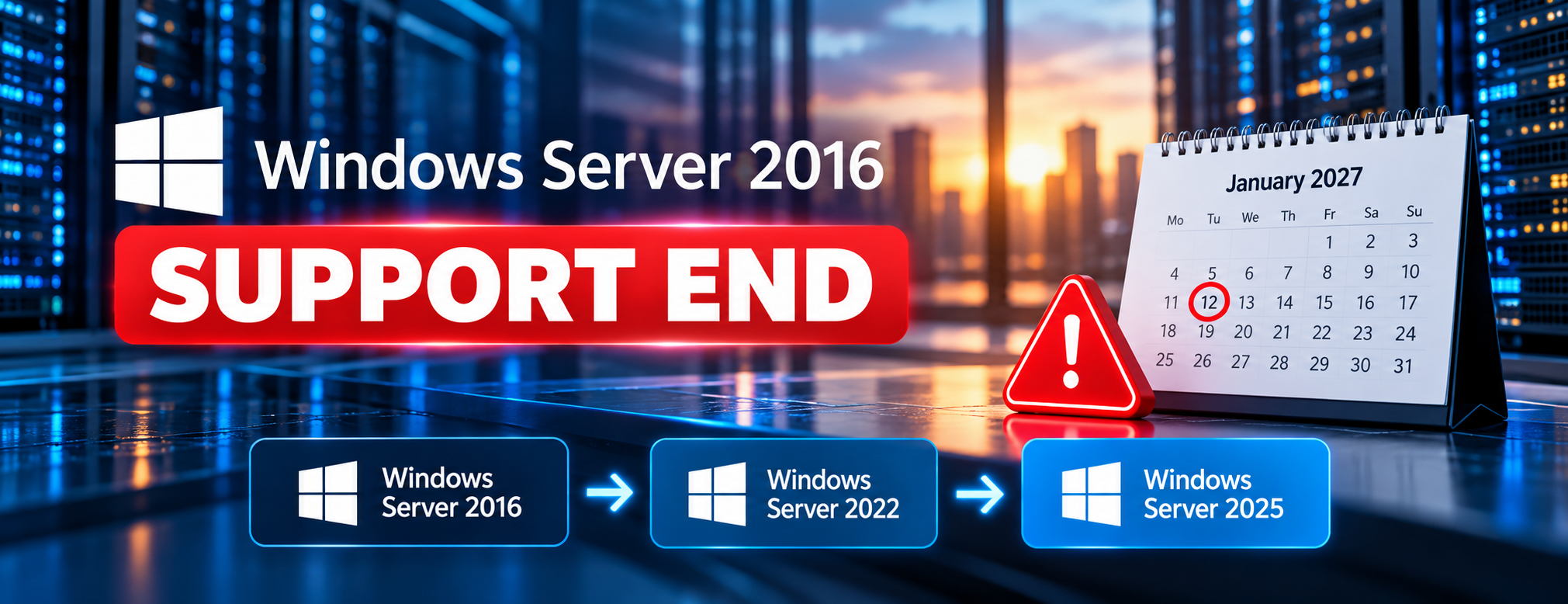 Windows Server 2016 Support-Ende: Was Unternehmen jetzt wissen müssen